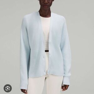 Lululemon cardigan with merino wool